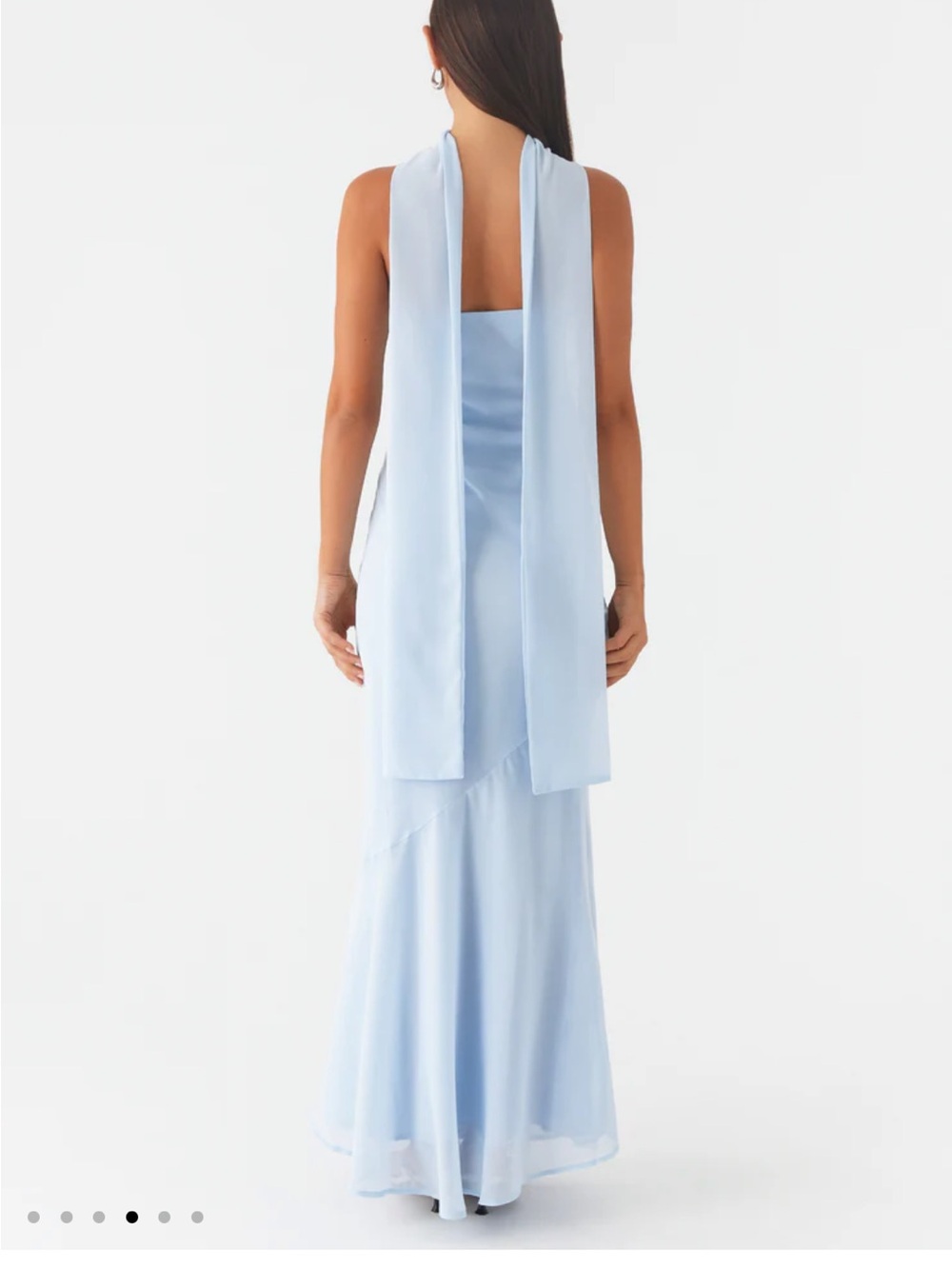Peppermayo Light Blue Halter Maxi Dress - Picture 5 of 6